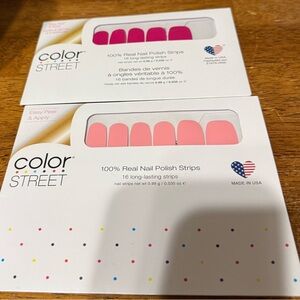 Color Street Vibrant Pink Nail Polish Strips